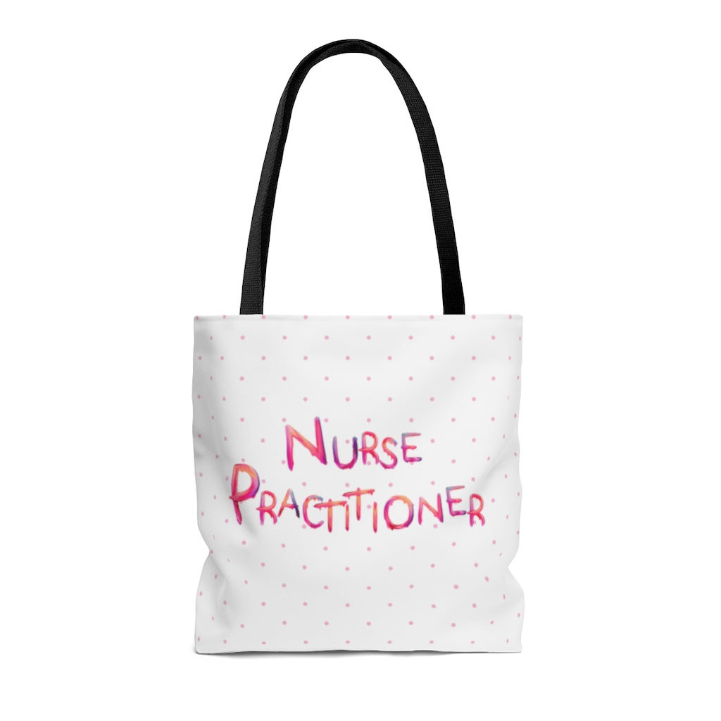 Nurse Practitioner Tote Bag- graduation gift, new grad NP, work bag, FNP, ACNP, NPlife, coworker gift, preceptor