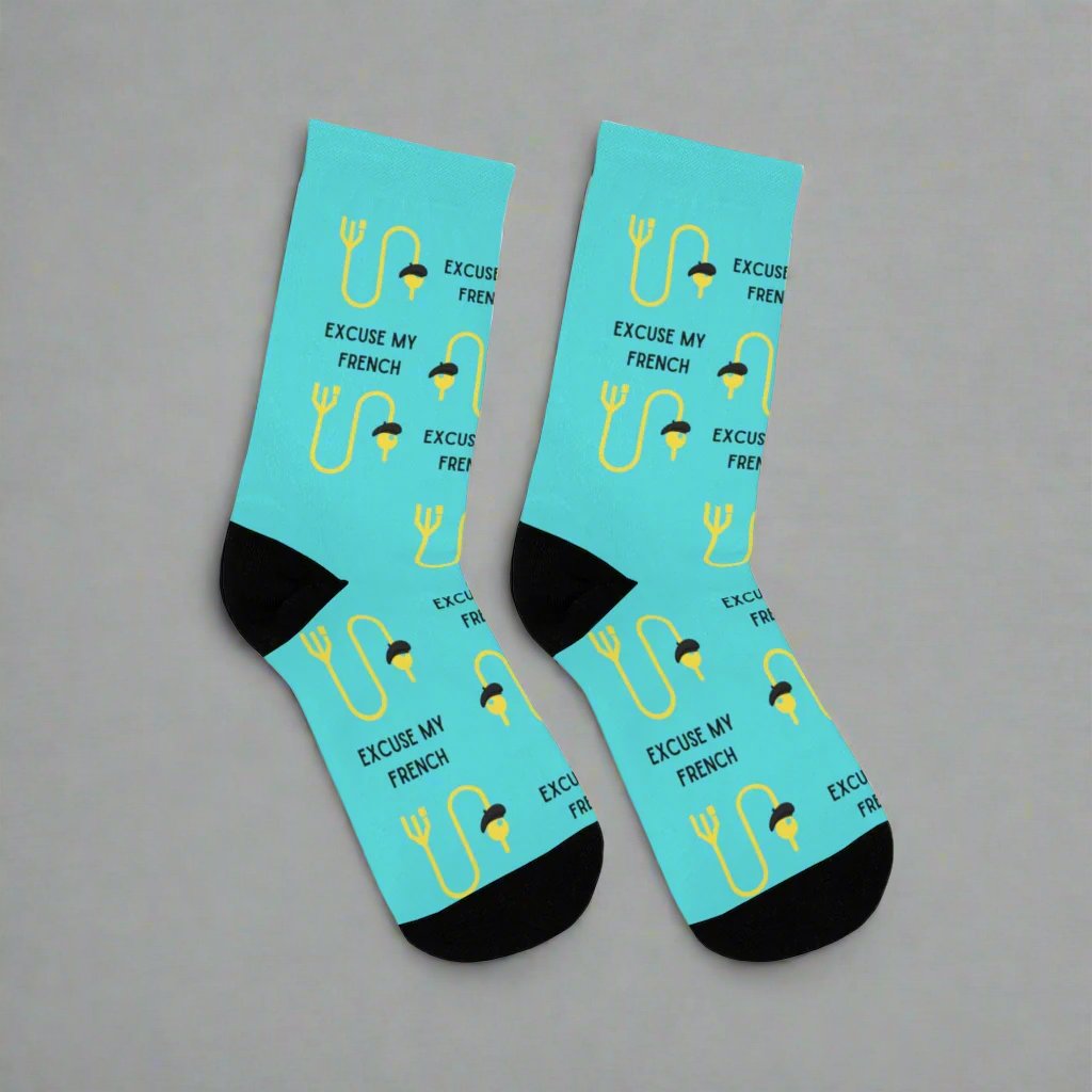 Excuse my French urology socks, urologist, urology resident, urology nurse gift.