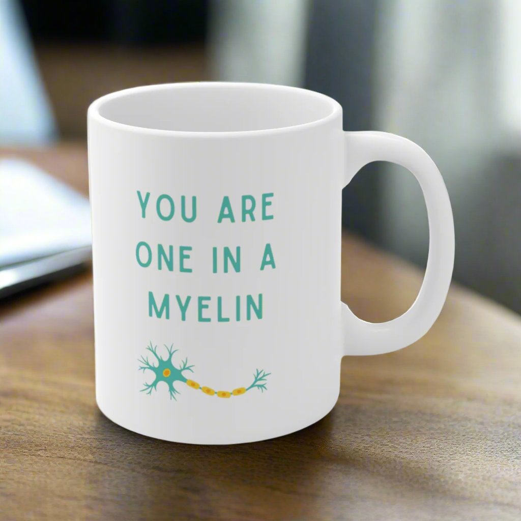 Neurology mug, neurologist gift, neurosurgery gift, one in a myelin, resident gift