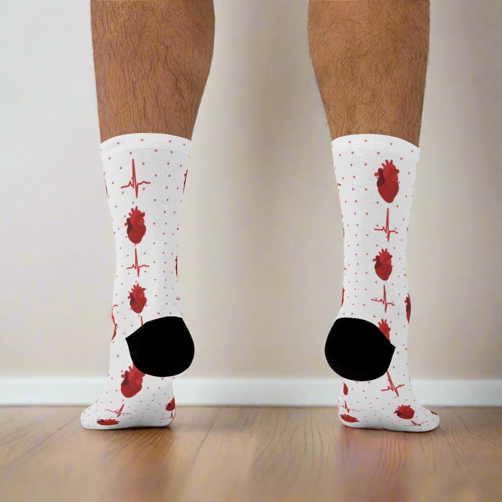 Cardiology socks, cardiologist, doctor socks, heart surgeon, cardiac nurse gift.