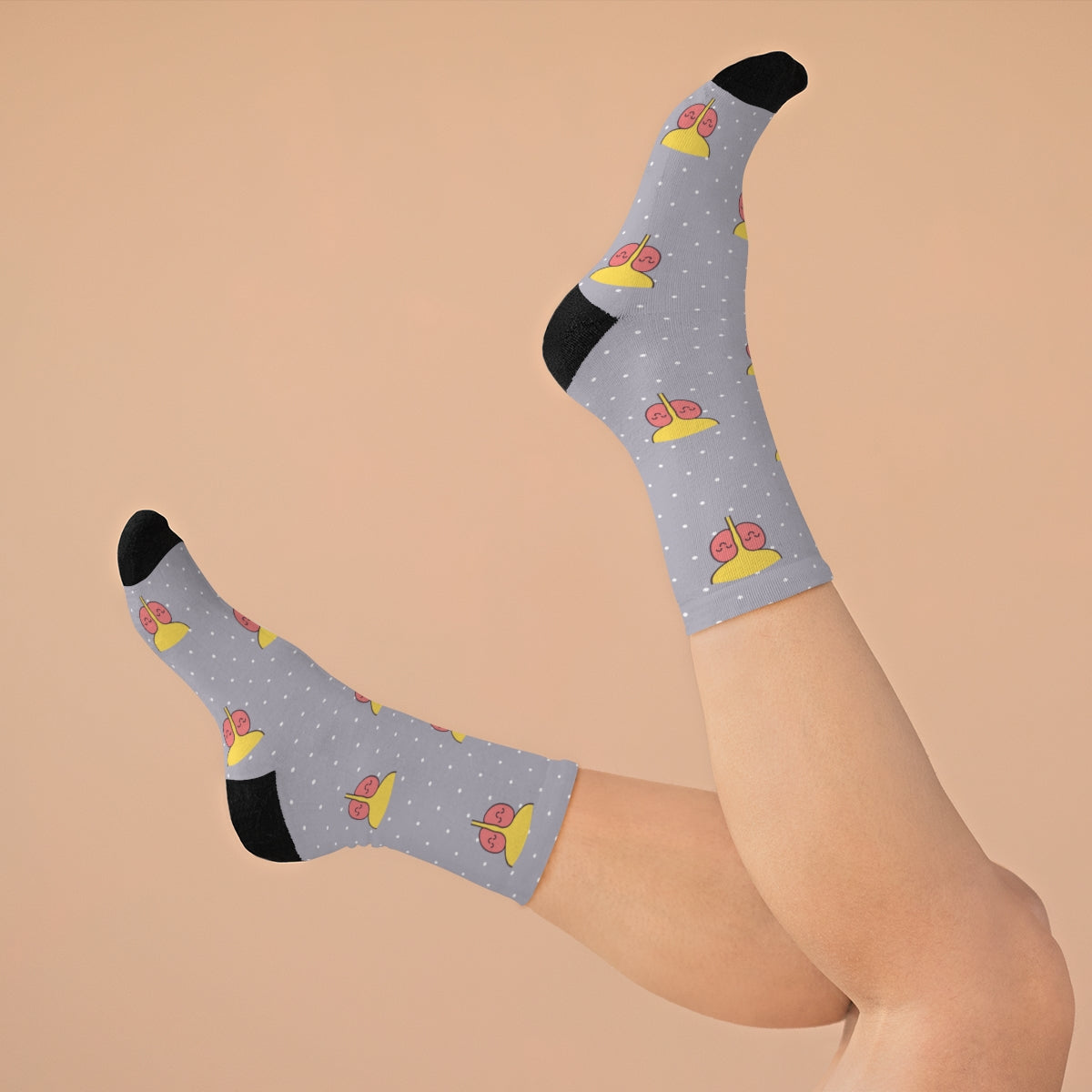 Grey Prostate socks, prostate socks, urologist, urology resident, urology nurse gift, doctor socks, anatomy socks.