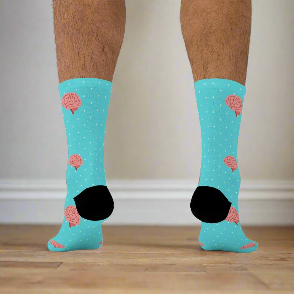 Blue Neurology, Neurologist socks, Neurosurgery, Brain