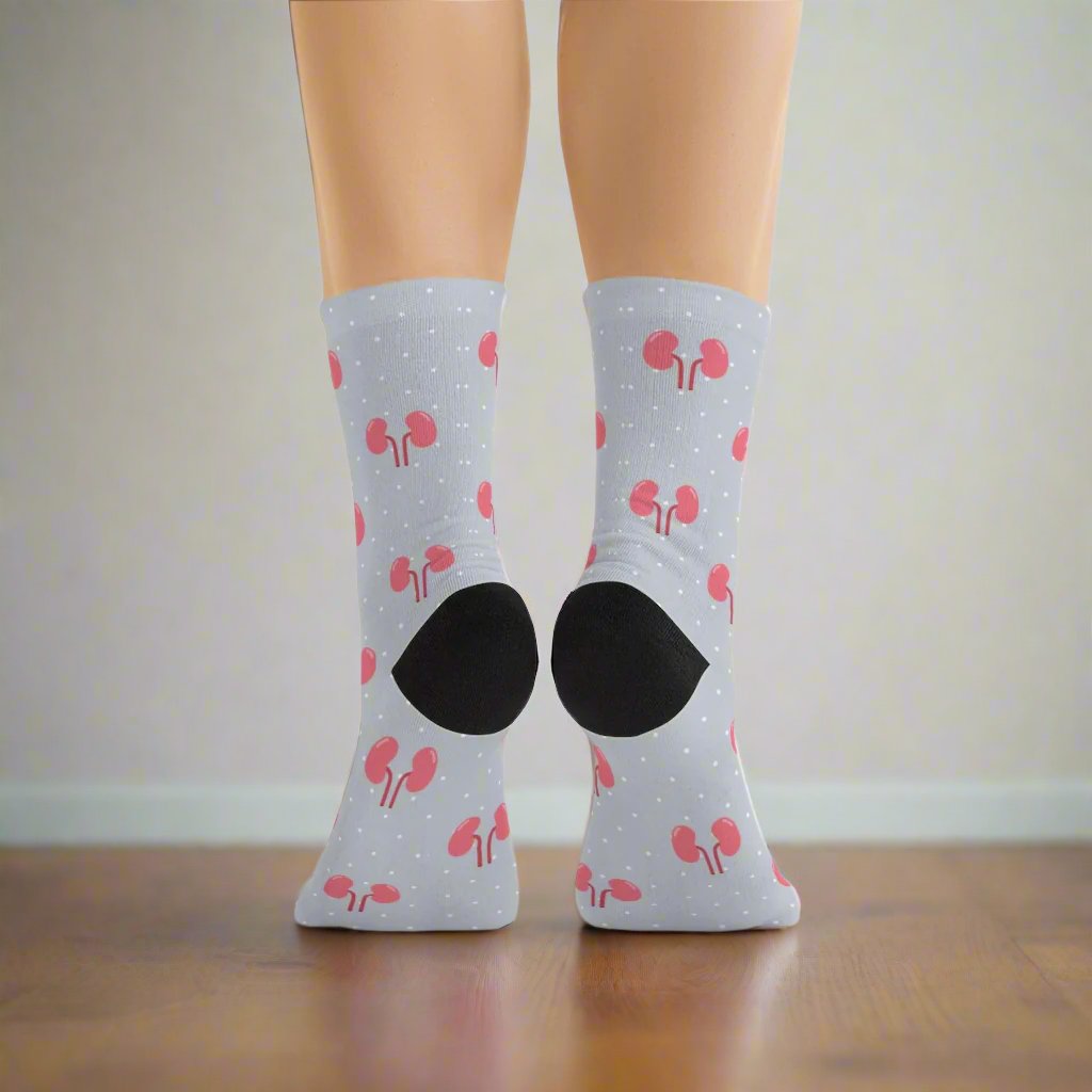 Gray Kidney Nephrology/ Urology socks, Nephrologist, urologist, urology resident, urology nurse gift.