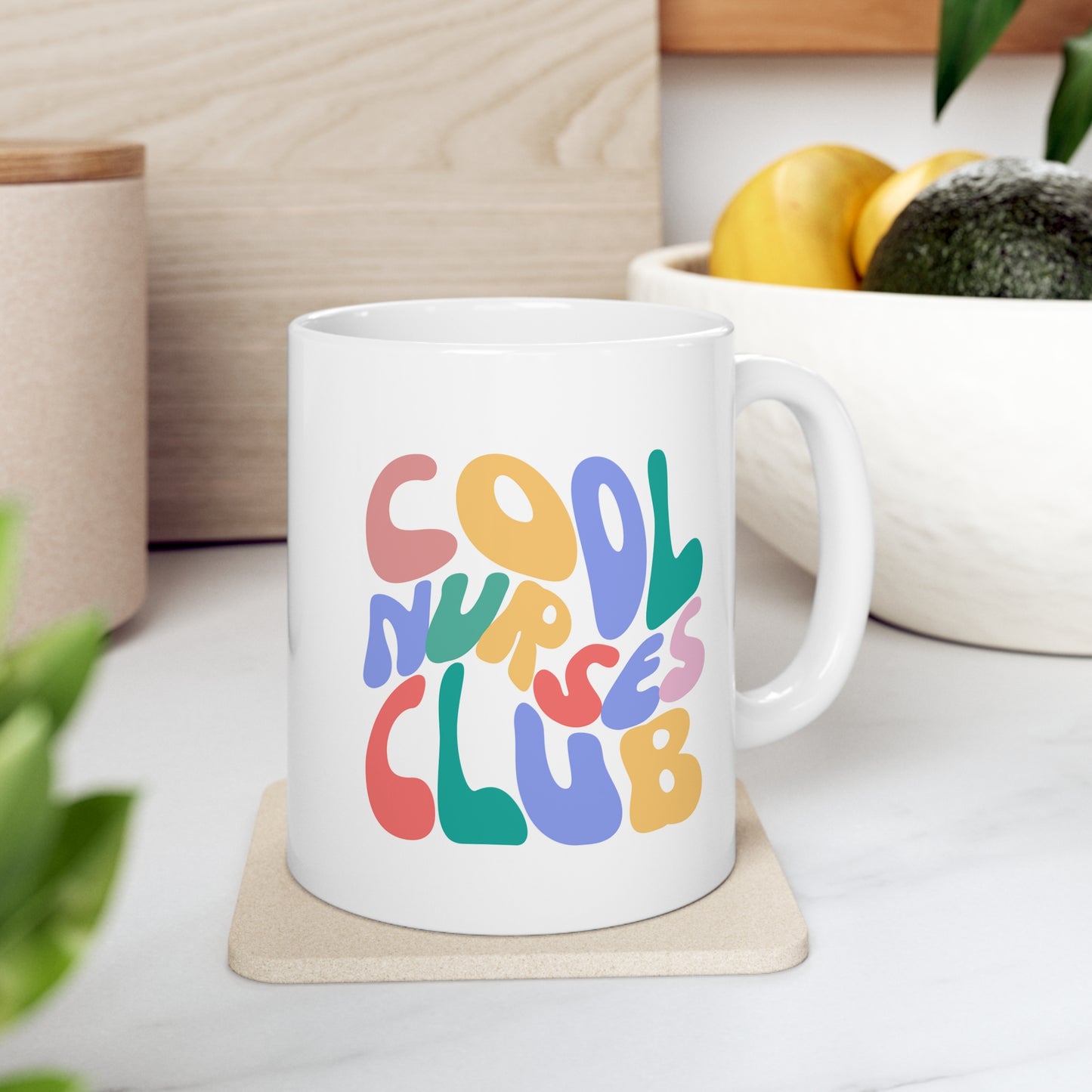 COOL nurses club, Nurse mug, graduation gift, nursing school graduation, new grad nurse, RN, BSN, fun nurse mug, new nurse gift, coworker gift.