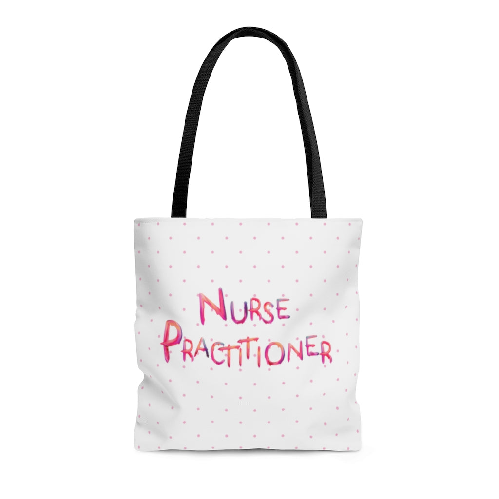 Nurse Practitioner Tote Bag- graduation gift, new grad NP, work bag, FNP, ACNP, NPlife, coworker gift, preceptor