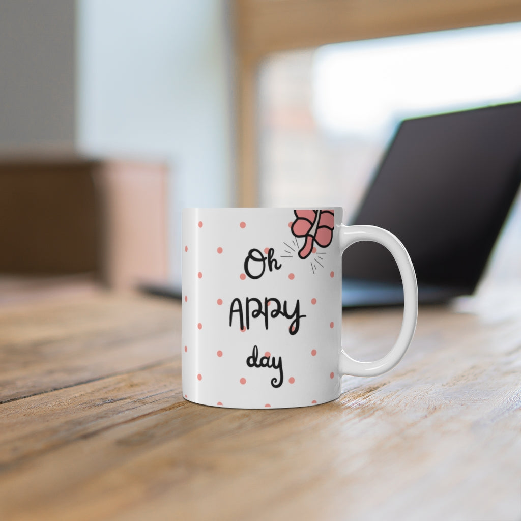 Oh Appy Day!, Surgeon mug, appendix surgery, general surgery, doctor gift.