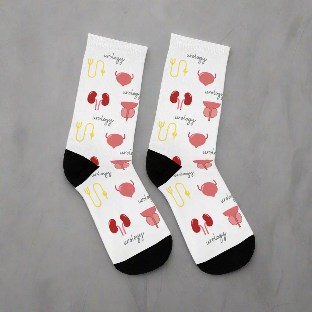 Urology socks, urologist, urology resident, urology nurse gift
