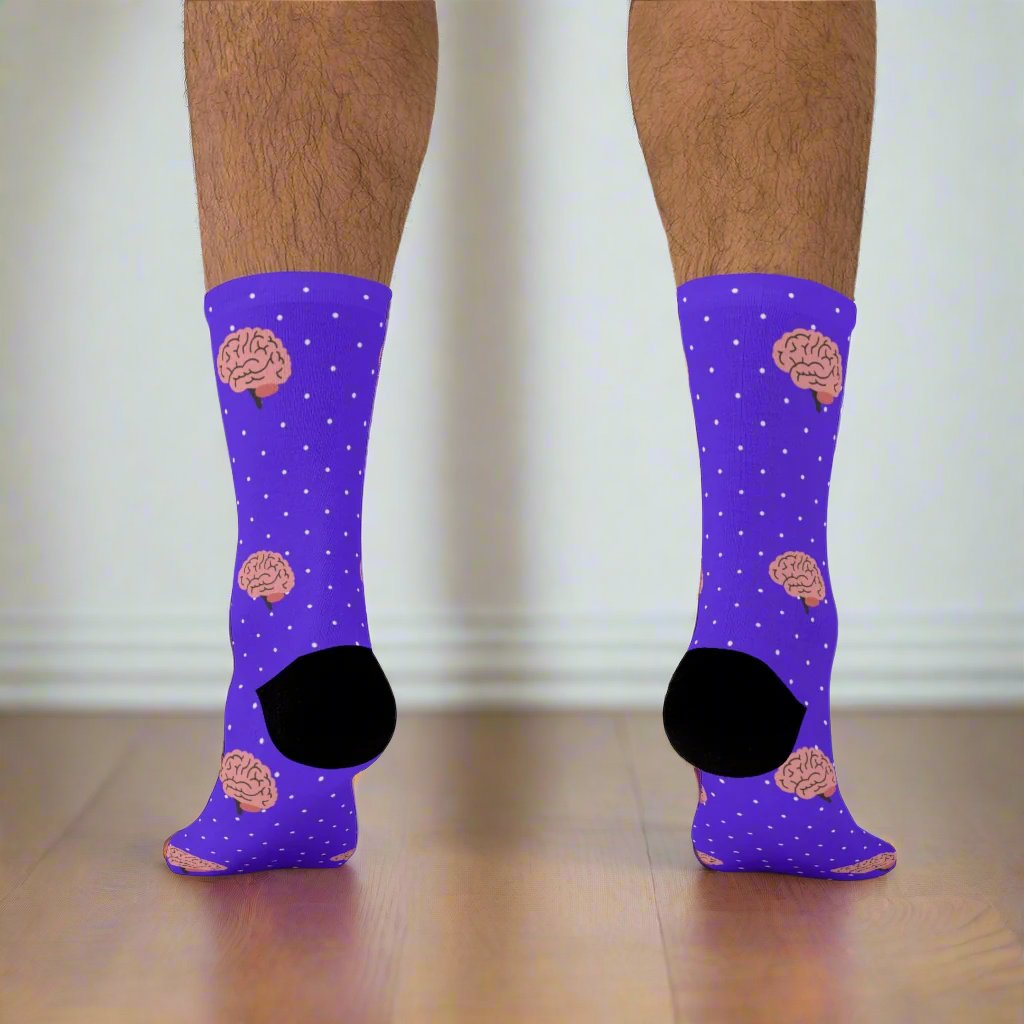 Purple Neurology, Neurologist socks, Neurosurgery, Brain
