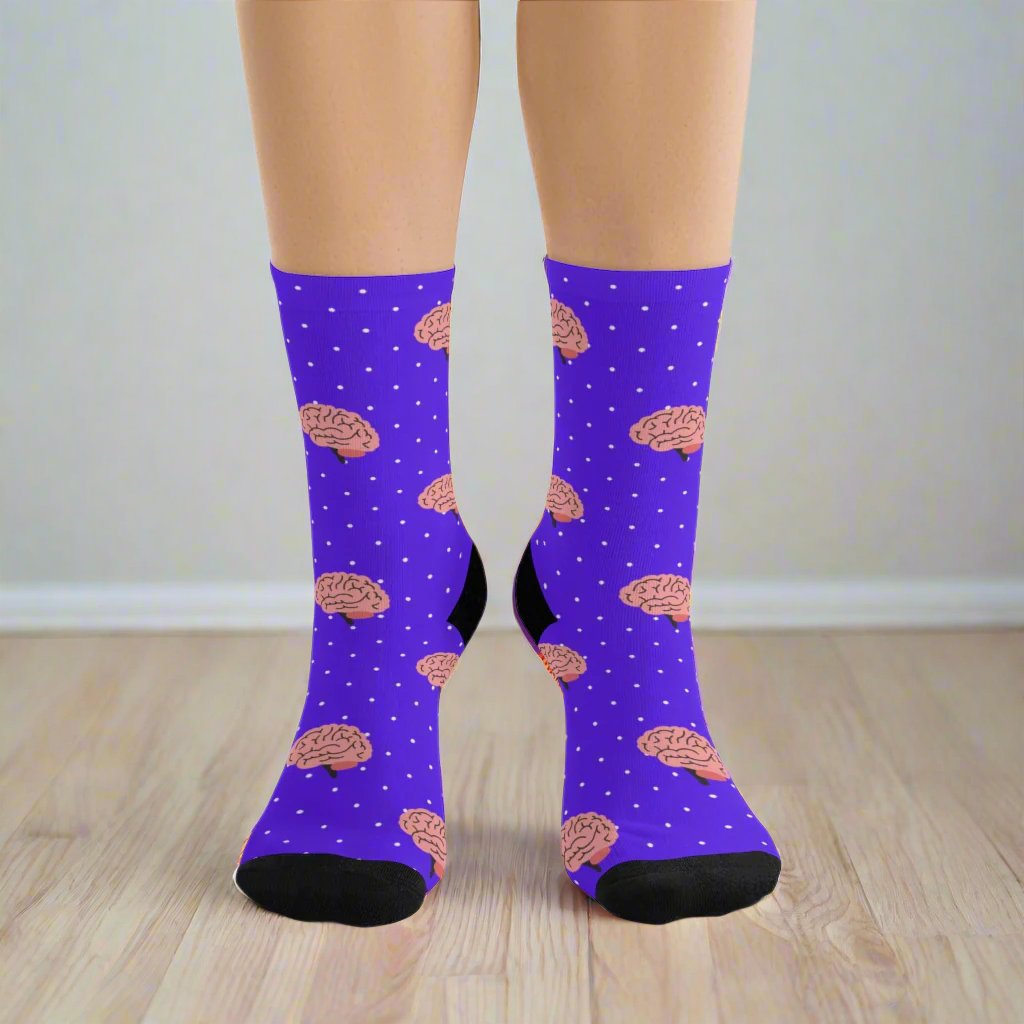 Purple Neurology, Neurologist socks, Neurosurgery, Brain
