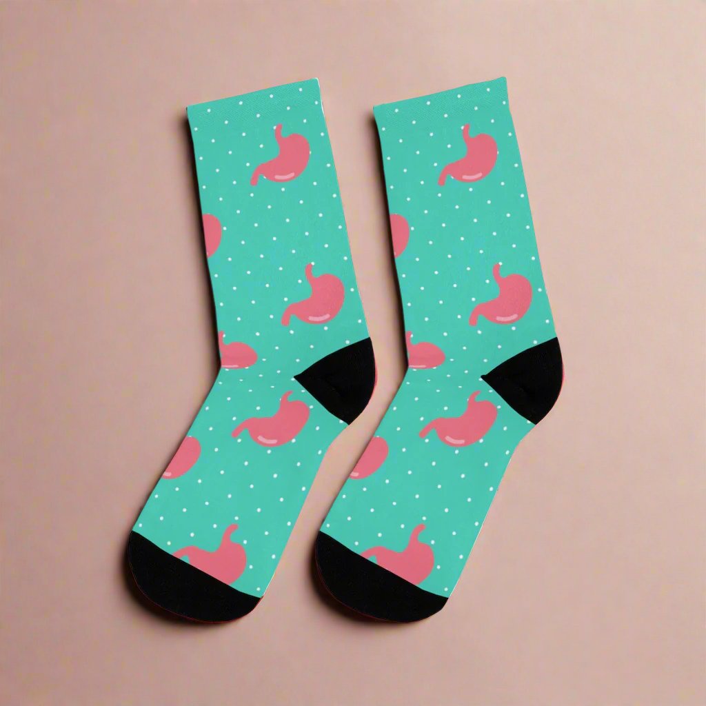 Stomach socks, GI socks, medical student, nurse, PA, Nurse Practitioner, anatomy socks, surgeon gift, gastrointestinal