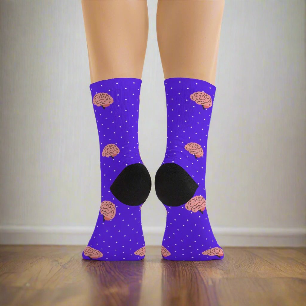 Purple Neurology, Neurologist socks, Neurosurgery, Brain