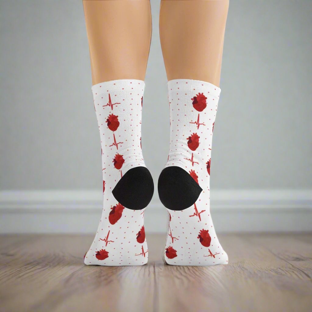 Cardiology socks, cardiologist, doctor socks, heart surgeon, cardiac nurse gift.