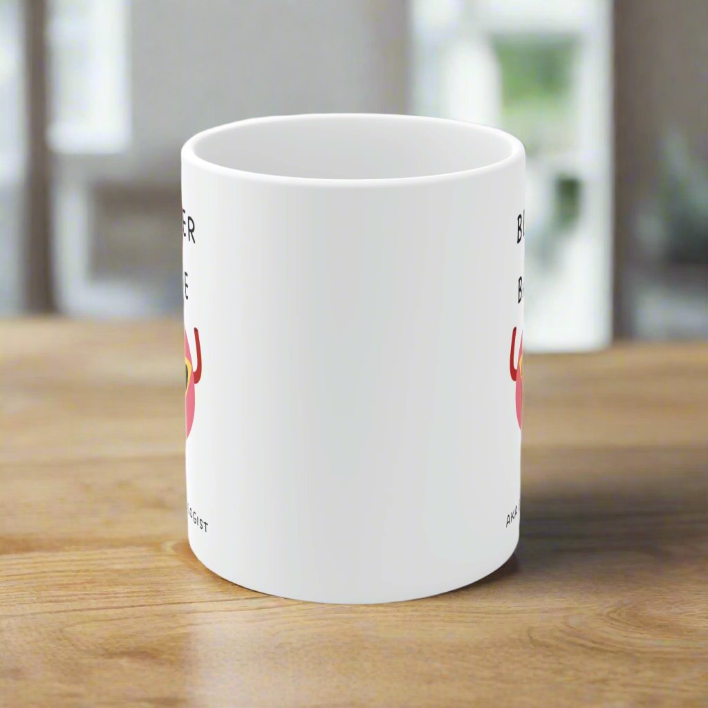 Urologist gift, mug, bladder baddie