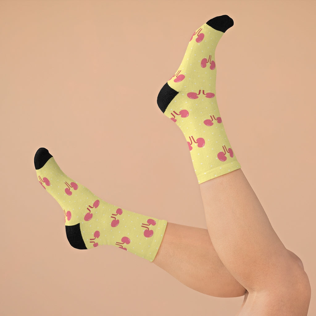 Yellow Kidney Nephrology/ Urology socks, Nephrologist, urologist, urology resident, urology nurse gift.
