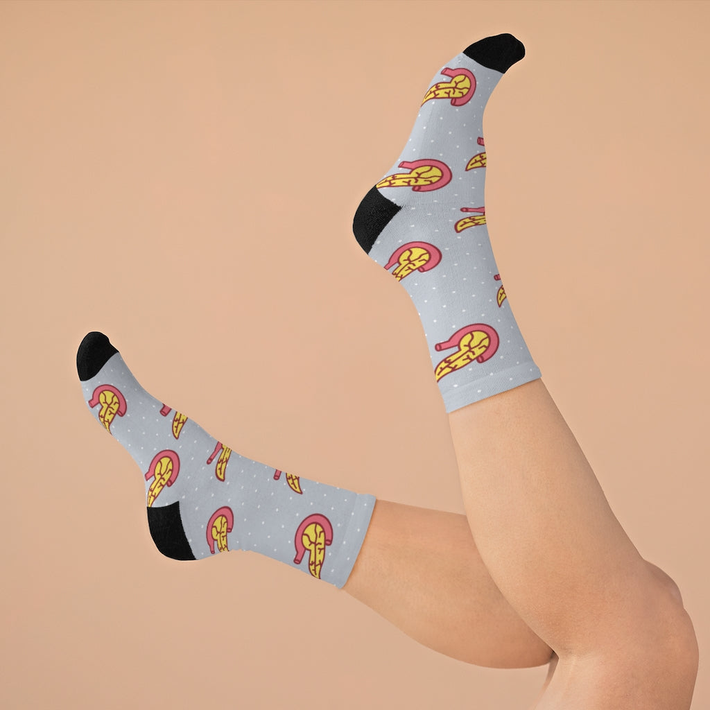 Pancreas socks, endocrinology socks, medical student, nurse, PA, Nurse Practitioner, anatomy socks, surgeon gift, endocrine