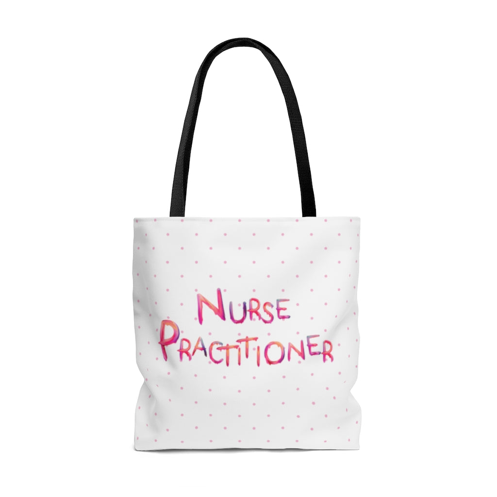 Nurse Practitioner Tote Bag- graduation gift, new grad NP, work bag, FNP, ACNP, NPlife, coworker gift, preceptor
