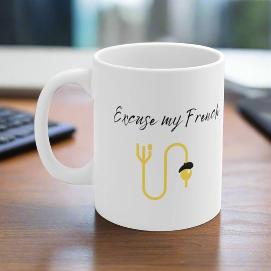 Excuse my French, Foley,  Urologist gift, mug, Urology gift