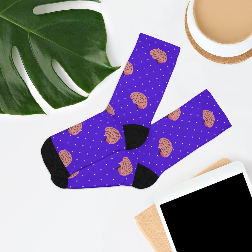 Purple Neurology, Neurologist socks, Neurosurgery, Brain