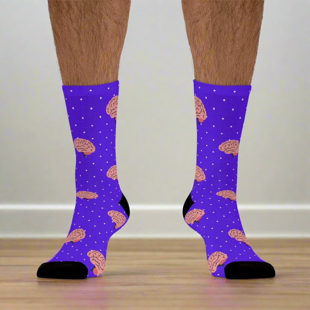 Purple Neurology, Neurologist socks, Neurosurgery, Brain