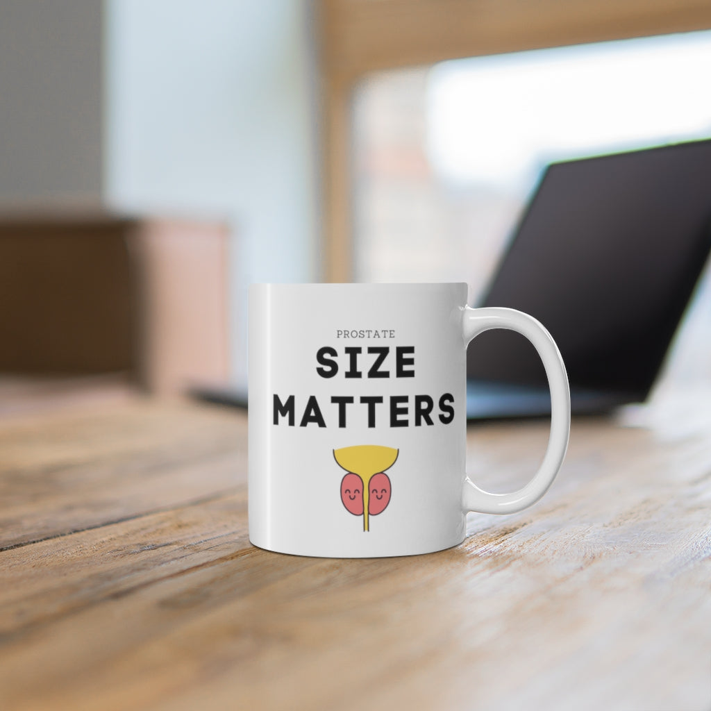 Urologist gift, mug, Prostate size matters, funny doctor mug, nurse mug, urology resident, stream team, urology fellow, TURP