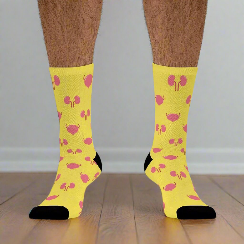 Urology Kidney and Bladder socks, urologist, urology resident, urology nurse gift.