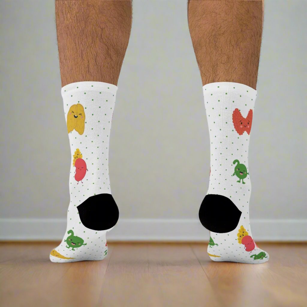 Endocrine socks, Endocrinology, thyroid, pancreas, adrenals, pineal gland, thymus, Resident gift, endocrine NP, diabetes doctor, hormones