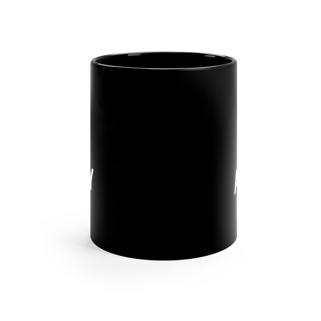 Oh Appy Day! black mug, doctor mug, doctor gift, surgeon mug, surgery gift.