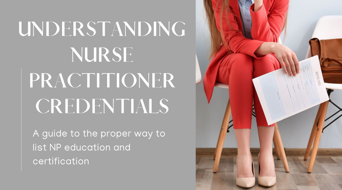 Nurse Credentials Example Nurse Practitioner Credentials: A Guide for Accuracy and Clarity ...