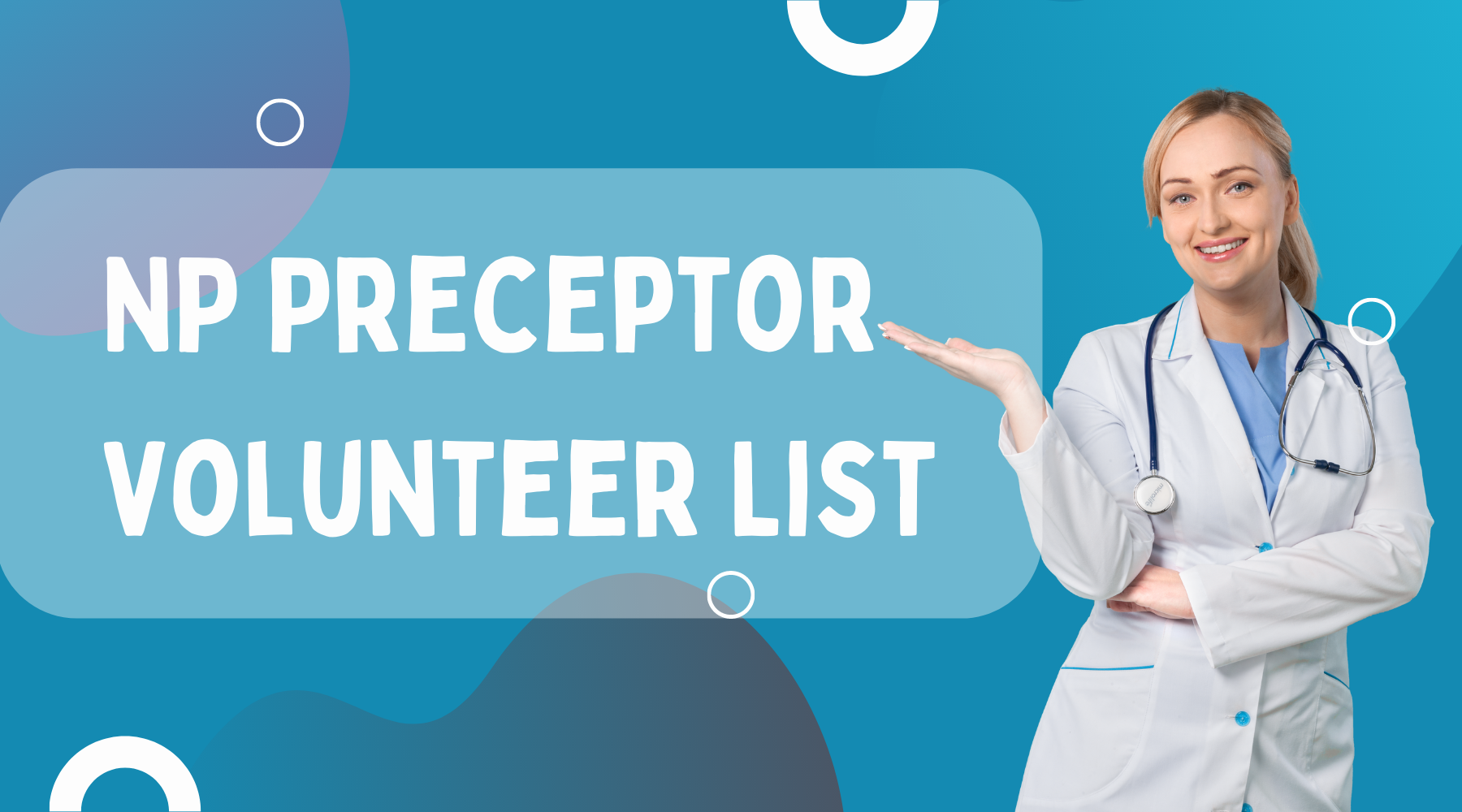 Preceptor Volunteer List – NPlifeProblems