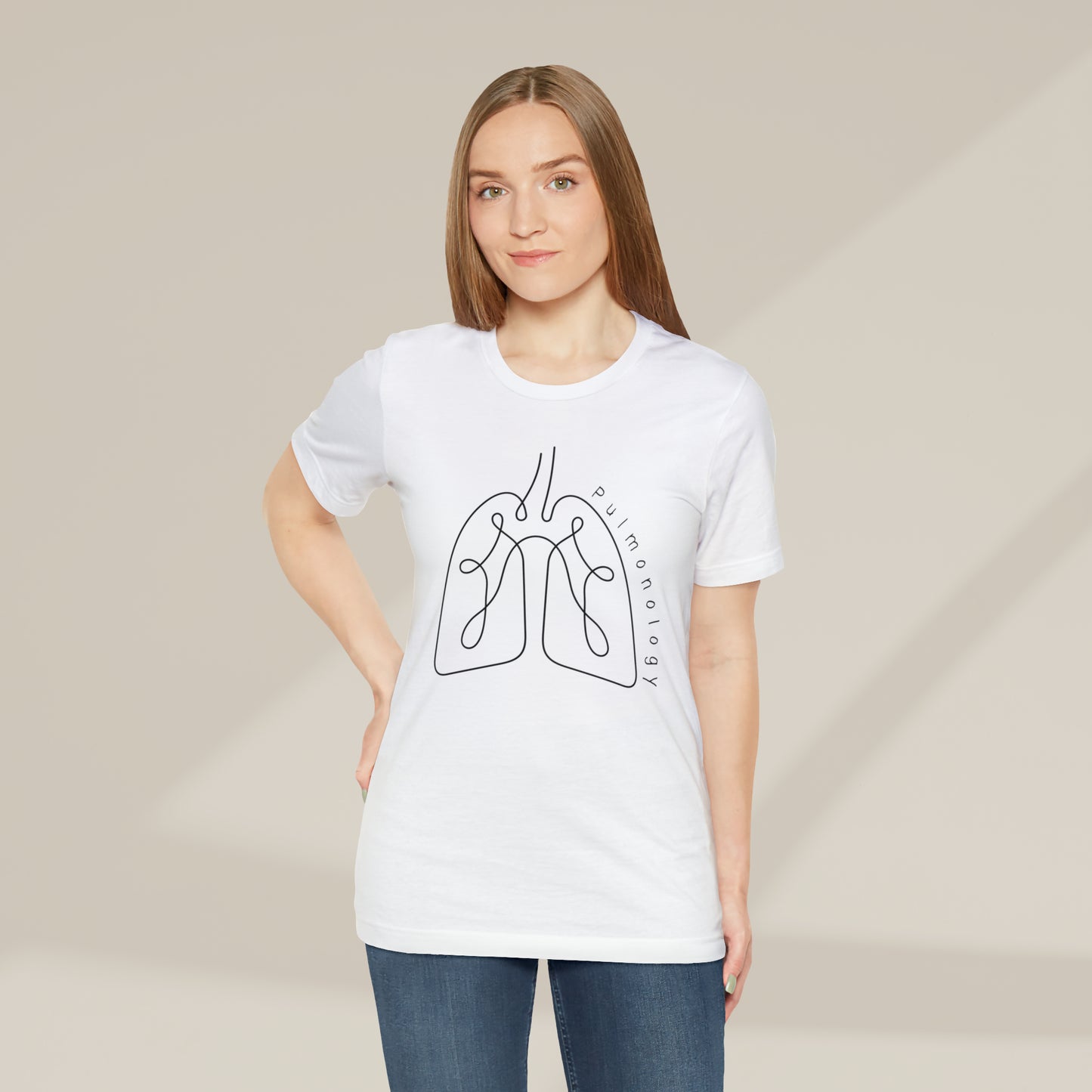 Pulmonology T shirt minimalist gift for Lung doctor Resident new grad cute student top Intensivist ICU team medical school graduation Lung surgery