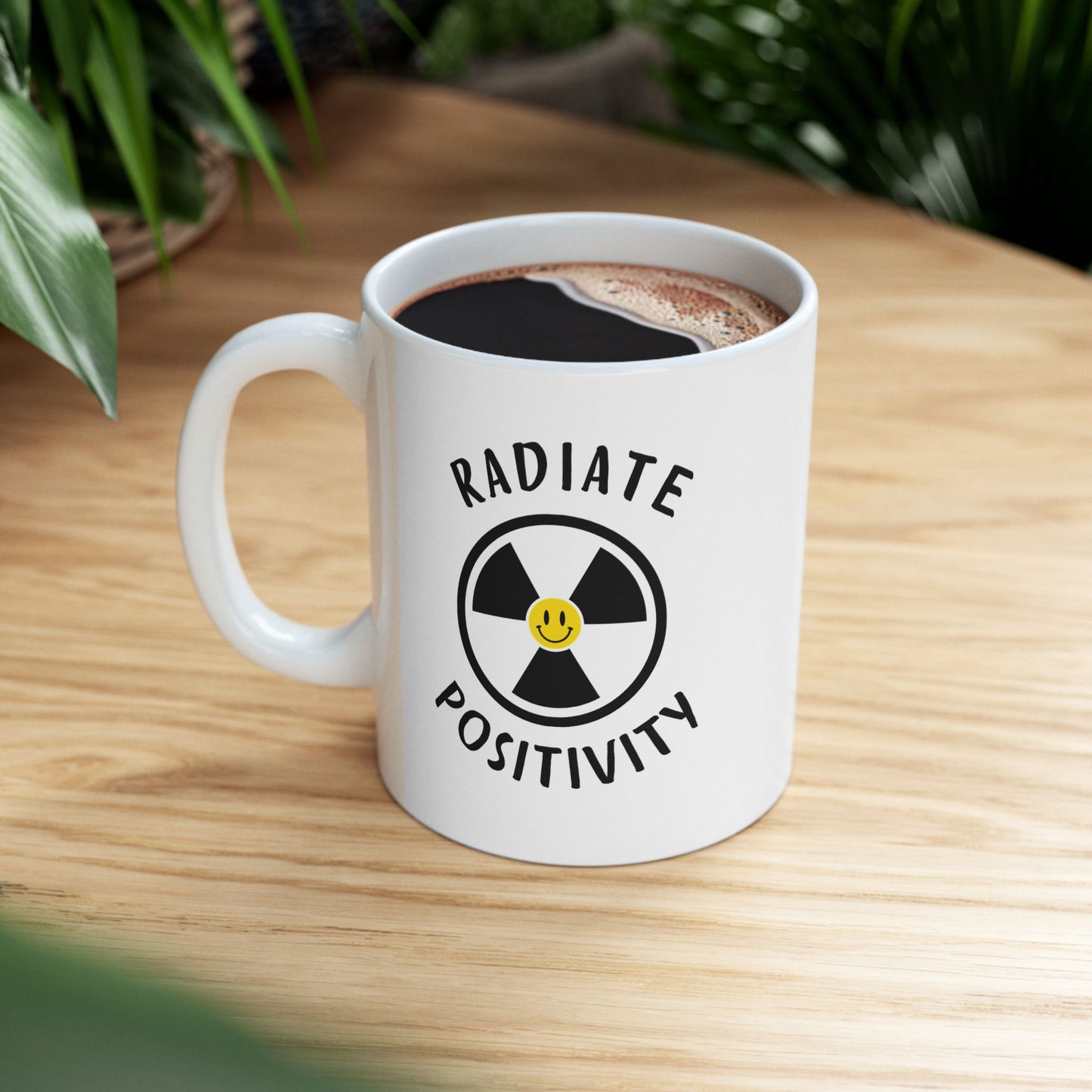 Radiate positivity, radiology tech, science mug, radiologist gift idea, graduation gift, radiation doctor mug, medical student