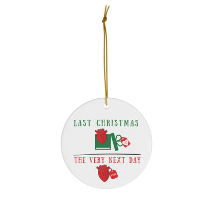 Cardiology Christmas ornament, Medical puns, cardiologist holiday gift, medical humor, doctor gift, nurse gift, last christmas