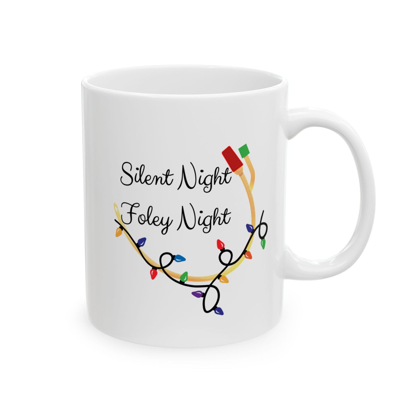 Silent night, foley night mug