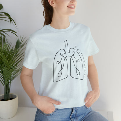 Pulmonology T shirt minimalist gift for Lung doctor Resident new grad cute student top Intensivist ICU team medical school graduation Lung surgery