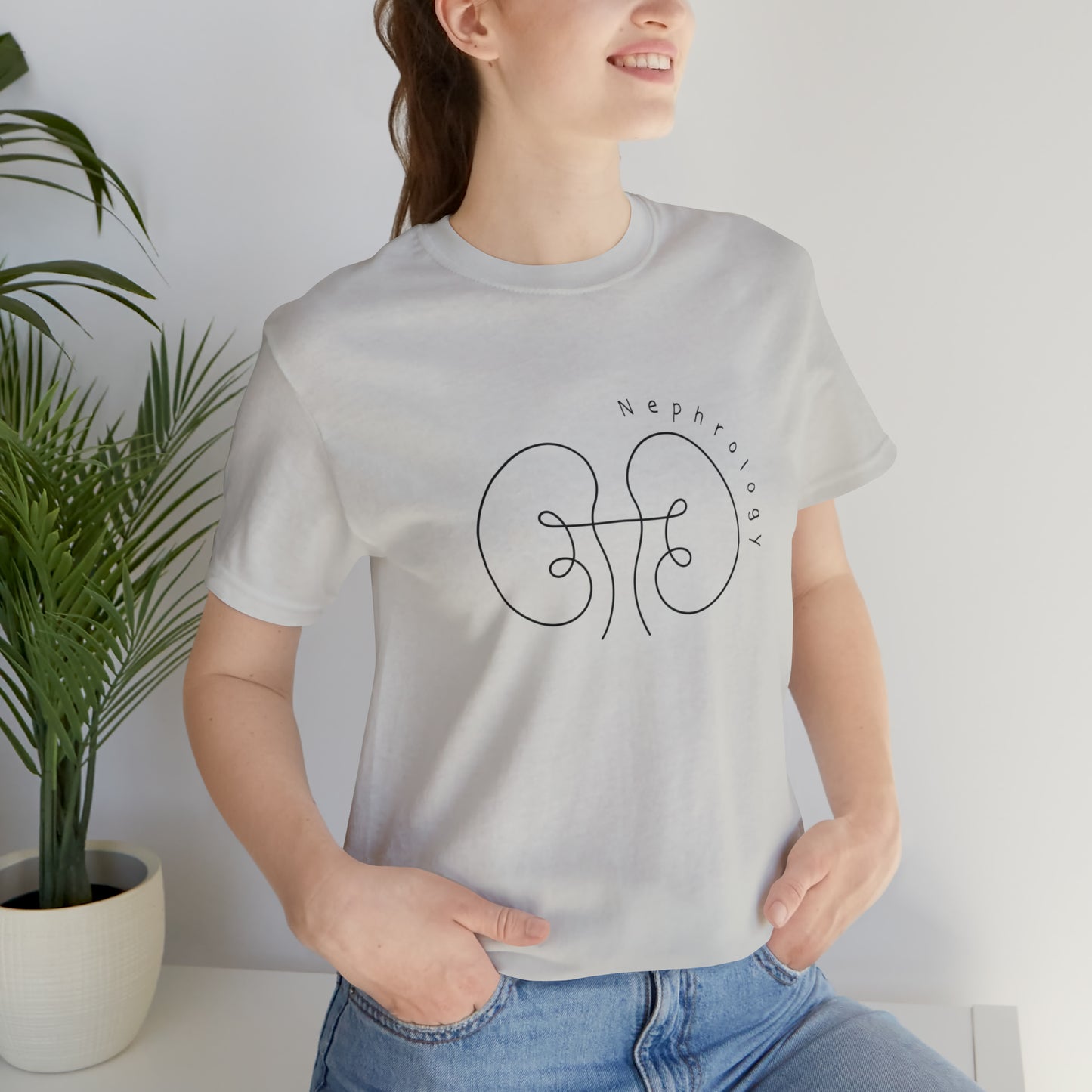 Nephrology T shirt minimalist gift for Nephrologist Nurse practitioner Kidney doctor new grad cute Renal Resident Dialysis team