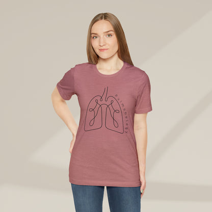 Pulmonology T shirt minimalist gift for Lung doctor Resident new grad cute student top Intensivist ICU team medical school graduation Lung surgery