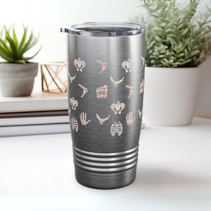 Orthopedics Tumbler, Gift idea for new grad ortho doctor, bone surgeon themed gift, tumbler for ortho doctors and nurses