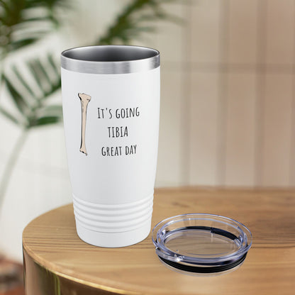 Orthopedics Tumbler, Gift idea for new grad ortho doctor, bone surgeon themed gift, tumbler for ortho doctors and nurses, cute tibia mug