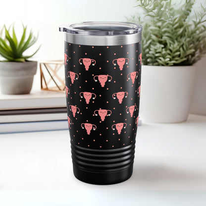 Cute Gynecology Gift idea for new grad OBGYN, women's health doctor, tumbler for Gyn doctors and nurses, Uterus,  Feminist tumbler