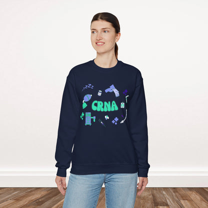 CRNA sweatshirt, cute nurse anesthesia gift idea, anesthesiology sweater, new grad nurse anesthetist student