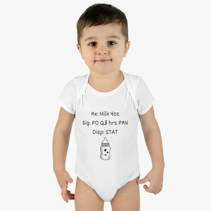 Copy of Baby milk Rx onesie, pharmacy gift, medical baby gift, doctor baby shower, pharm tech baby, healthcare baby shower, baby gift for coworker.