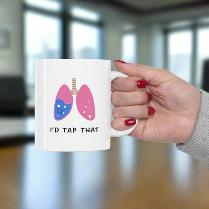 Lung doctor gift,  Pulmonology, lung mug, Lung disease specialist, Lung surgeon, medical humor,  Doctor mug, Nurse mug, surgeon gift, medical puns.