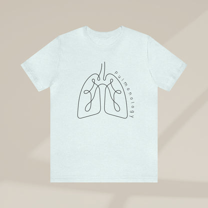 Pulmonology T shirt minimalist gift for Lung doctor Resident new grad cute student top Intensivist ICU team medical school graduation Lung surgery