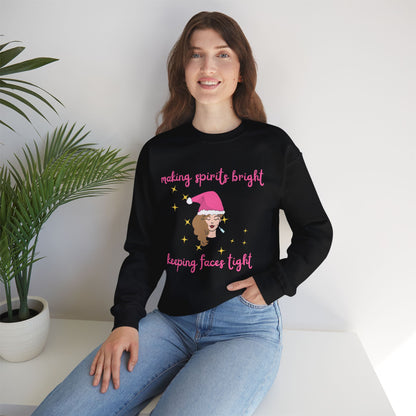 Medical Aesthetics Holiday Sweater - Botox & Med Spa Christmas Sweater, Esthetician Gift, Plastic Surgeon Ugly Xmas Sweater, Nurse & Doctor Holiday Party, Med Student Xmas Gift