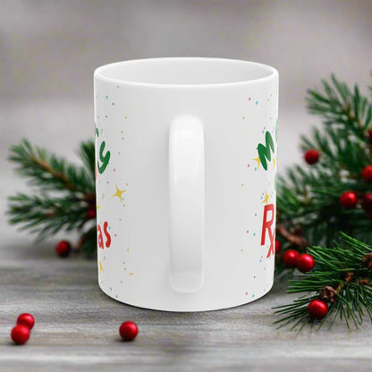 Pharmacy x mas mug, Merry Rx mas,  Colorectal holiday mug, Pharmacy student holiday mug, Pharm tech holiday mug, Christmas medical mug, holiday mug, Pharmacist, Nurse xmas mug, doctor mug, medical humor