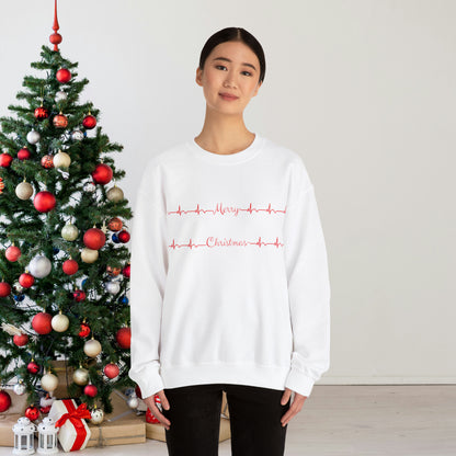 Minimalist Medical holiday sweater, EKG, cardiology Christmas, doctor xmas sweater, cardiac nurse holiday, holiday party, cardiologist holiday gift