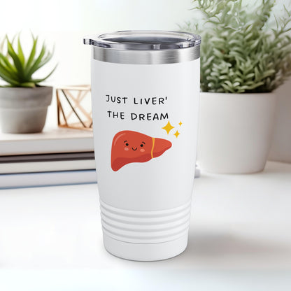 Liver doctor tumbler, Gift idea for new grad doctor, general surgery, liver transplant gift,  tumbler for transplant surgeon