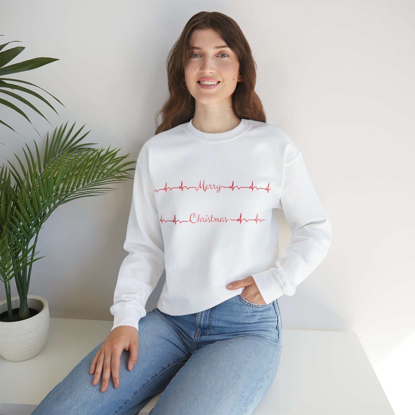 Minimalist Medical holiday sweater, EKG, cardiology Christmas, doctor xmas sweater, cardiac nurse holiday, holiday party, cardiologist holiday gift