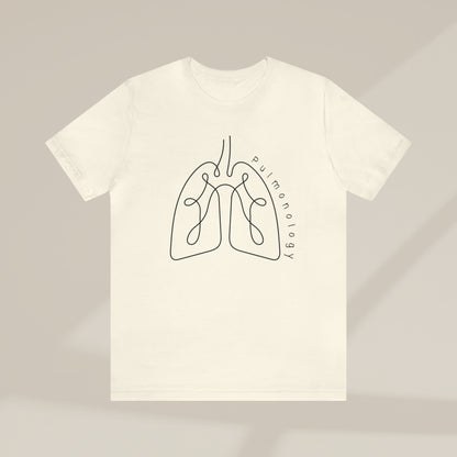 Pulmonology T shirt minimalist gift for Lung doctor Resident new grad cute student top Intensivist ICU team medical school graduation Lung surgery