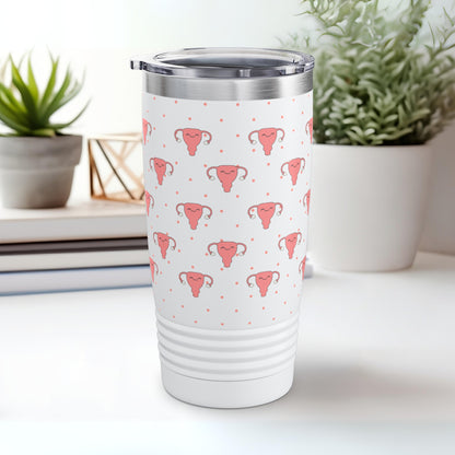 Cute Gynecology Gift idea for new grad OBGYN, women's health doctor, tumbler for Gyn doctors and nurses, Uterus,  Feminist tumbler